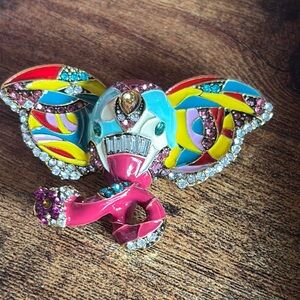Colorful Elephant Brooch